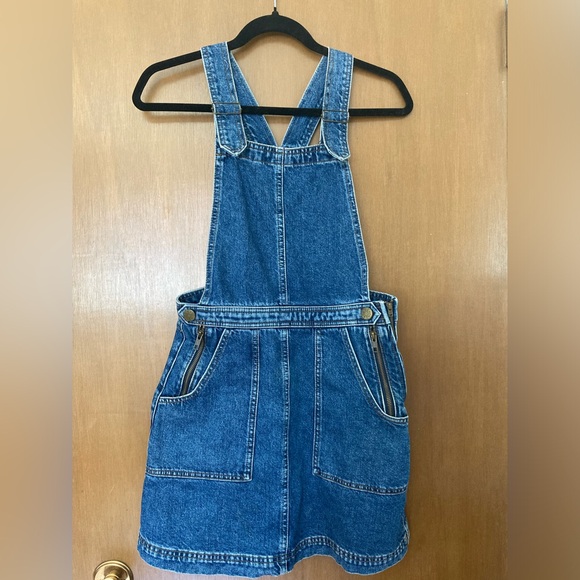 Cooperative Blue Denim Overall Dress S - Picture 2 of 8